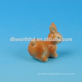 Lovely ceramic easter decoration with rabbit design